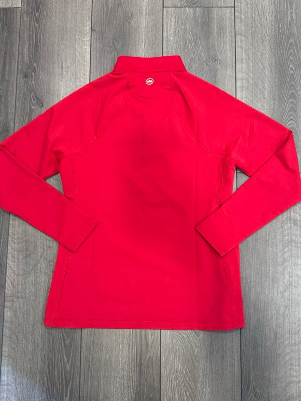Women’s Peter Millar Indiana University golf quarter zip in red, sz M worn once - Picture 4 of 4